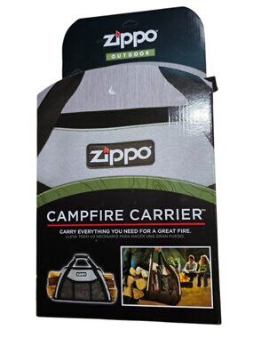 🪵 NEW Zippo Outdoor Campfire Carrier - Heavy Duty Firewood Sling